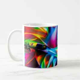 Taza De Café Aichmofobia: Vivid Surreal Art