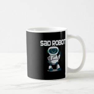 Taza De Café Aidenacesarmy lucha contra el cáncer triste robot
