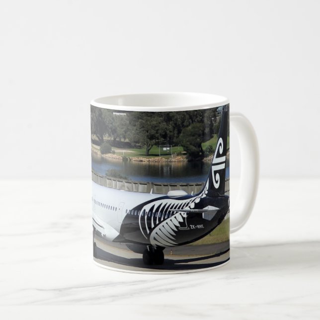 Taza De Café Air New Zealand Kia Ora (Anverso derecho)