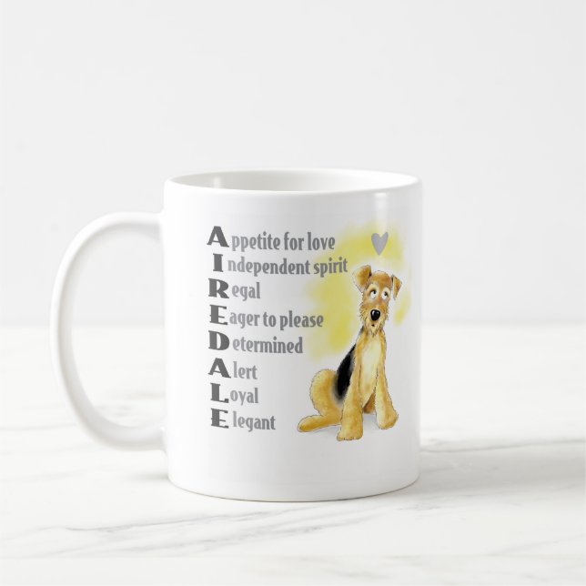 Taza De Café Airedale coffee mug (Izquierda)
