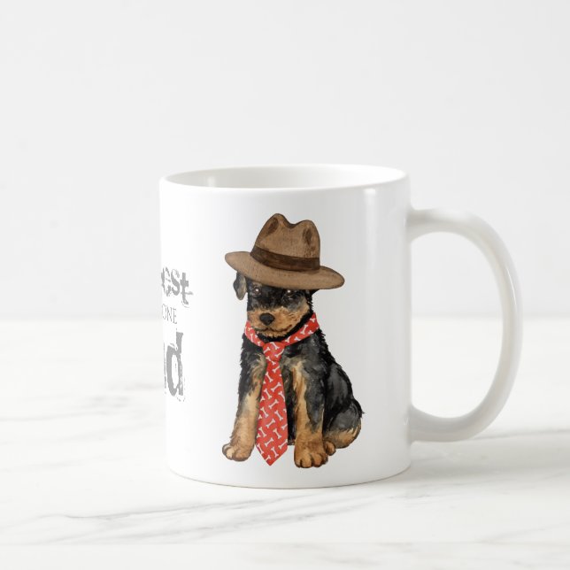 Taza De Café Airedale Dad (Derecha)