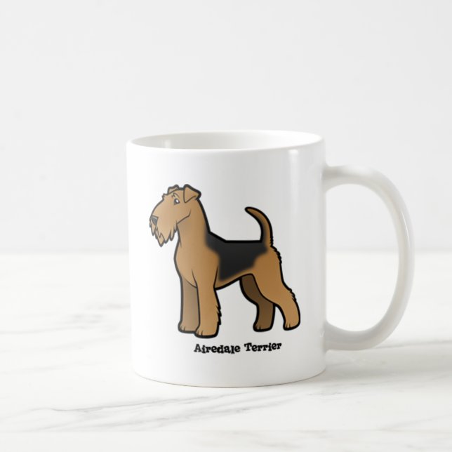 Taza De Café airedale terrier (Derecha)