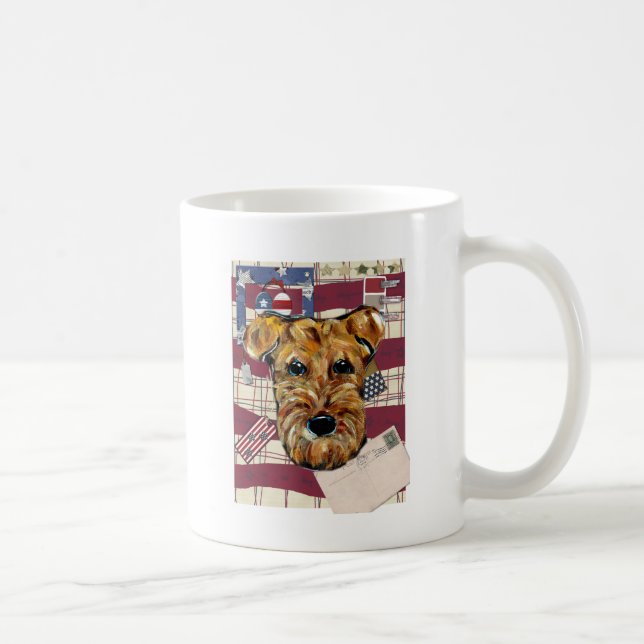 TAZA DE CAFÉ AIREDALE TERRIER (Derecha)