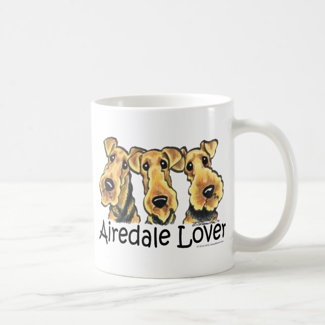 Taza De Café Airedale Terrier Lover (Derecha)