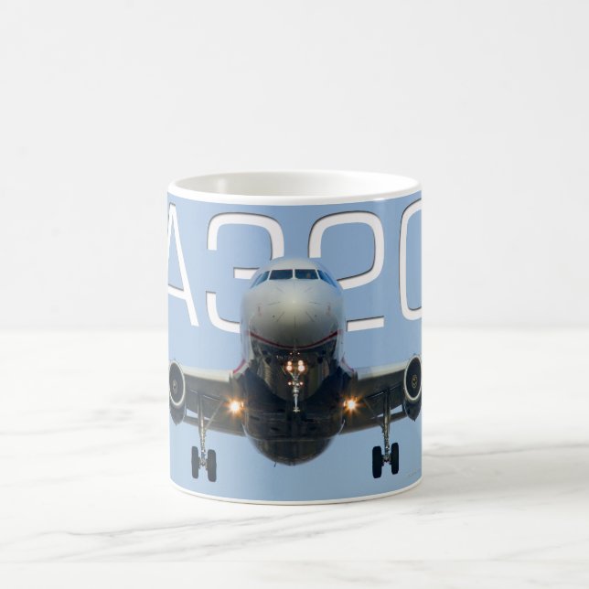 TAZA DE CAFÉ AIRLINER A320 (Centro)