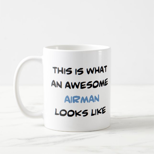 Taza De Café airman, impresionante (Izquierda)