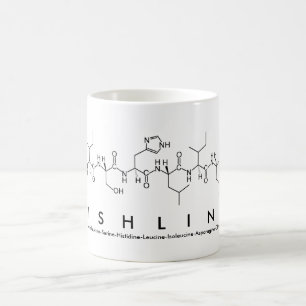 Taza De Café Aishling peptide name mug