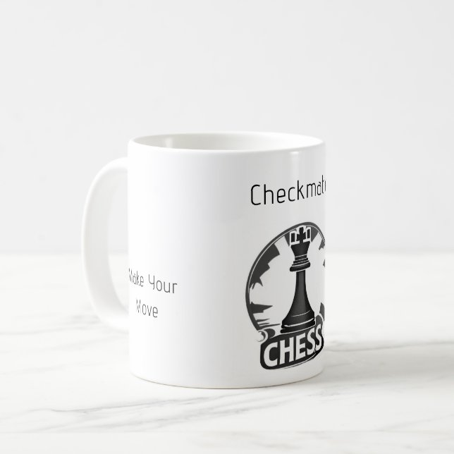 Taza De Café Ajedrez (Anverso izquierdo)