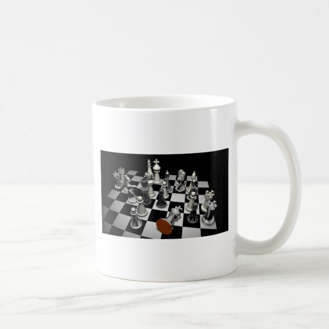 Taza De Café Ajedrez (Derecha)