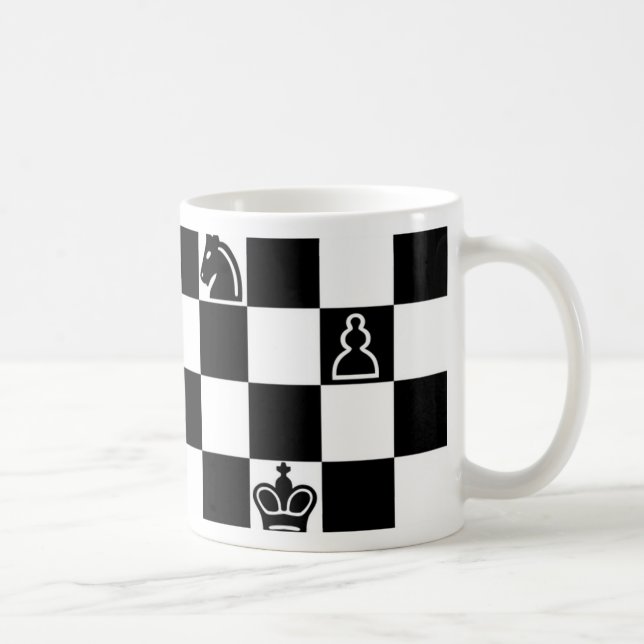 Taza De Café Ajedrez (Derecha)