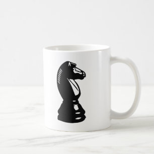 Taza De Café Ajedrez - caballo