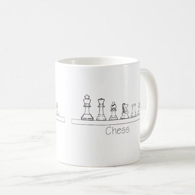 Taza De Café ¡Ajedrez! Coffee Mug (Anverso derecho)