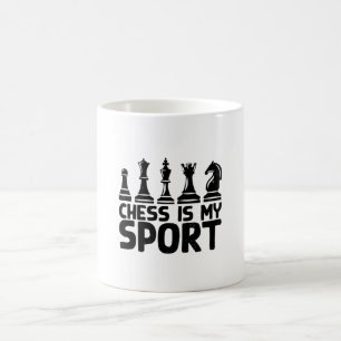Taza De Café Ajedrez - El Ajedrez Es Mi Deporte