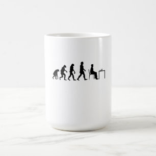 Taza De Café Ajedrez - Evolución del jugador de ajedrez