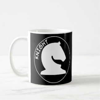 Taza De Café Ajedrez Piezas de Ajedrez Blanco Ajedrez Knight Aj