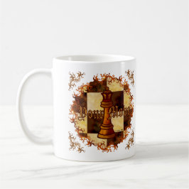 Taza De Café Ajedrez Queen Mug