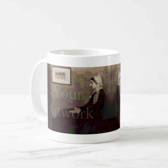 Taza De Café Ajustar alrededor de la foto (Anverso izquierdo)