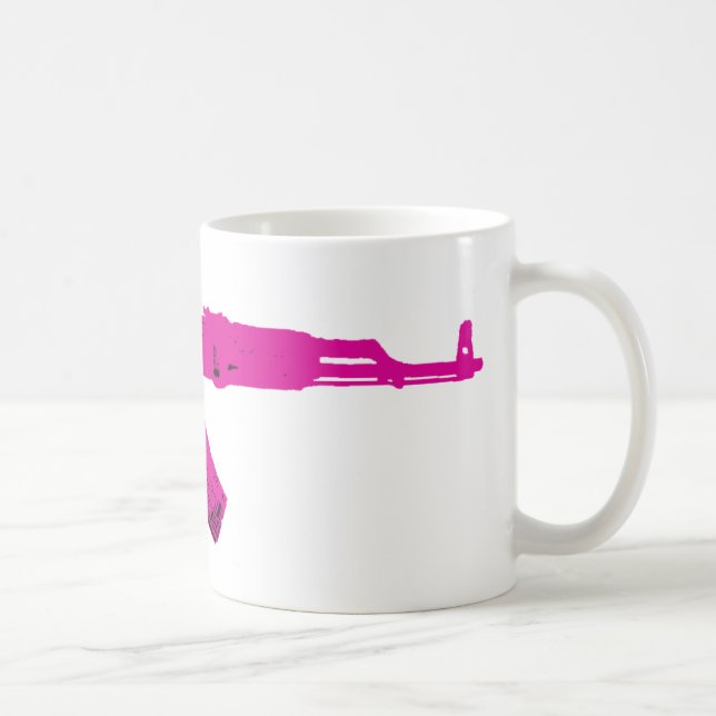 Taza De Café AK-47 rosado (Derecha)