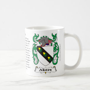 Taza De Café Akers, origen, significado y el escudo