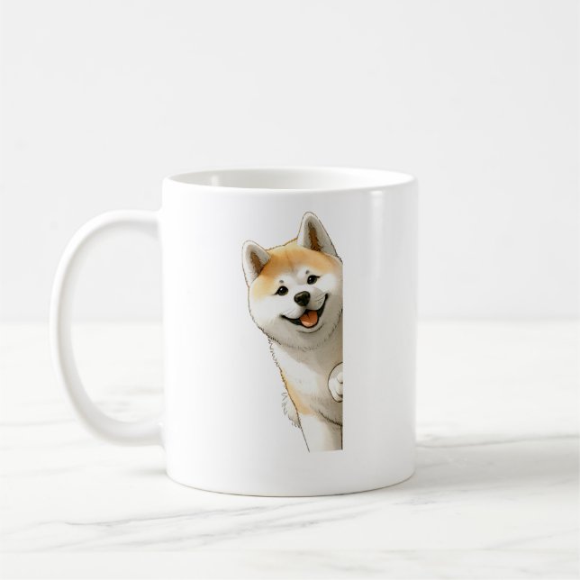 Taza De Café Akita Canine (Izquierda)