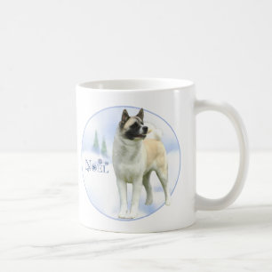 Taza De Café Akita Noel Mug