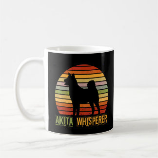 Taza De Café Akita Whisperer Retro vintage Shiba Inu Dog Akita