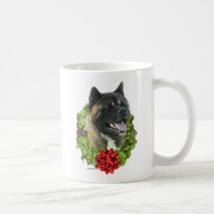 Taza De Café Akita Wreath