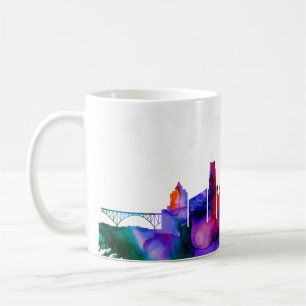 Taza De Café Akron Skyline