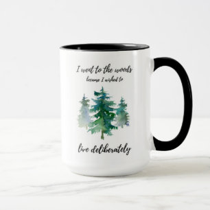 Taza de café al aire libre rústica de la acuarel