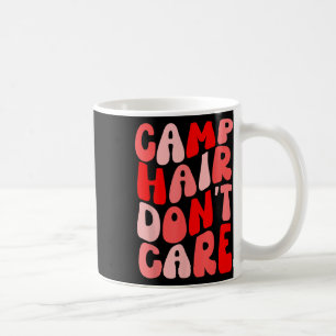 Taza De Café Al Cabello Del Campamento No Le Importa La Campaña