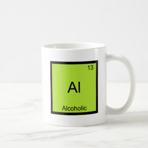 Taza De Café Al - Elemento Químico Simbolo de Química Divertida