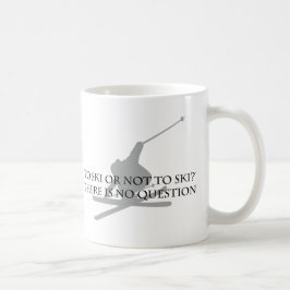 Taza De Café Al esquí o no esquiar