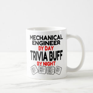 Taza De Café Al Ingeniero Mecánico Le Encanta Jugar Trivia