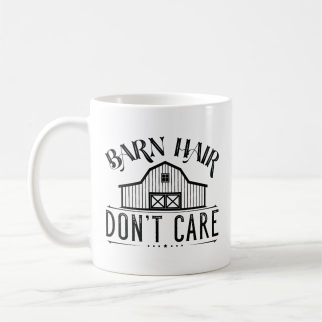 Taza De Café Al pelo de granero no le importa (Izquierda)