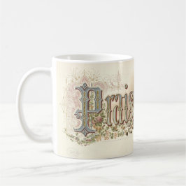 Taza De Café "Alabado el Señor" Vintage Christian Art tono mudo