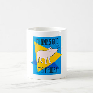 Taza De Café Alabado Sea Viernes