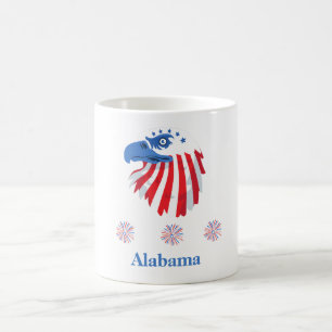 Taza De Café Alabama celebra: Feliz Independencia