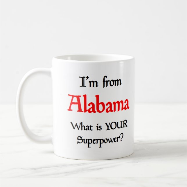 Taza De Café alabama coffee mug (Izquierda)