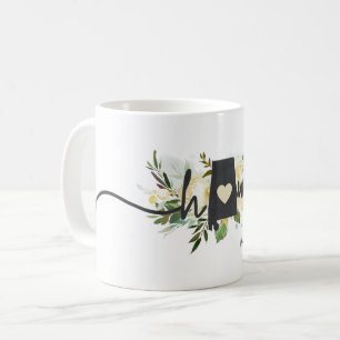 Taza De Café Alabama Estado Personalizado Tu Ciudad Hogareña Rú