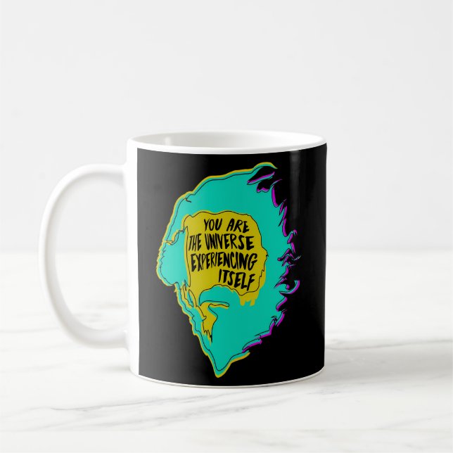 Taza De Café Alan Dice Que Eres El Universo Experimentándose A  (Izquierda)