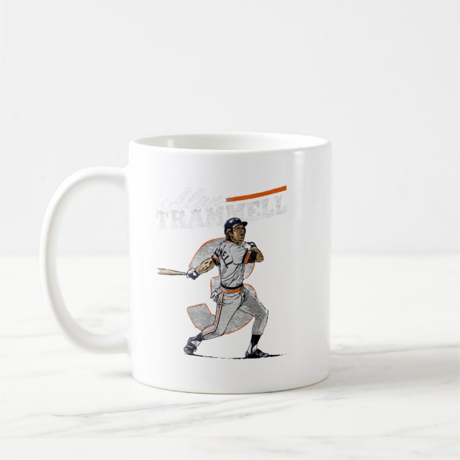 Taza De Café Alan Trammell Retro (Izquierda)