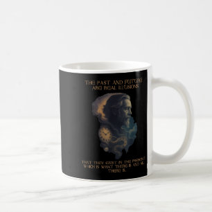 Taza De Café Alan Watts Cita Time Illusion Clock Cosmic Mind