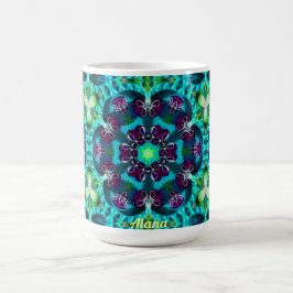 Taza De Café ALANA ~ Patrón Purpurinoso Bonito ~ Personalizado