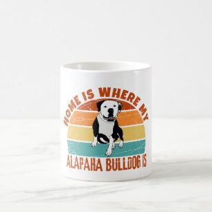Taza De Café Alapaha Alapaha Bulldog de sangre azul Bulldog Ala