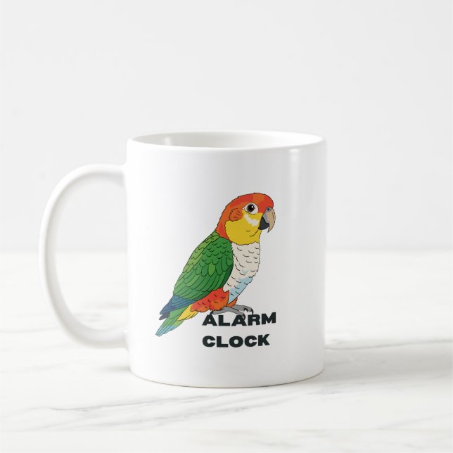 Taza De Café Alarm Clock Sun Conure – (Izquierda)