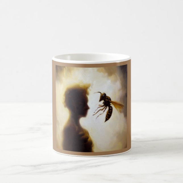 Taza De Café Alarma de animales espirituosos 1 (Centro)