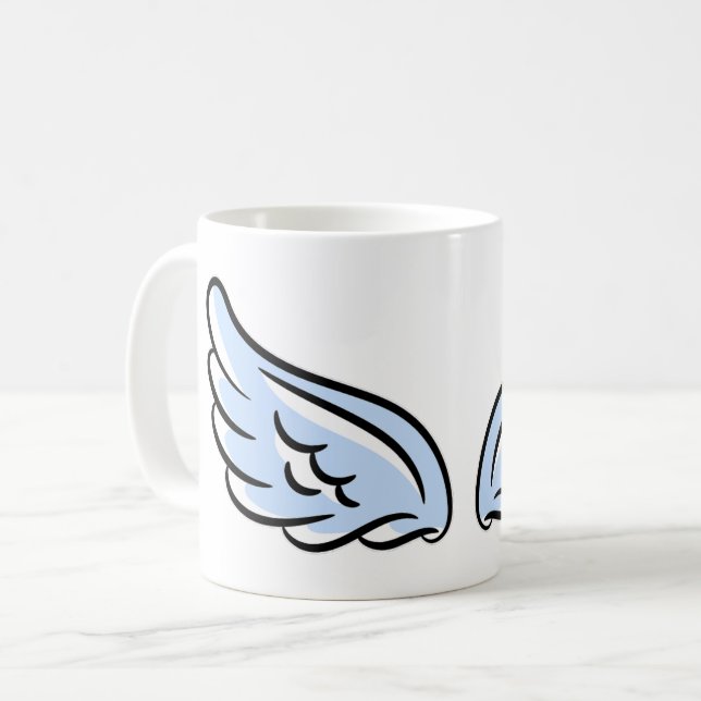 Taza De Café Alas de Cute Little Angel (Anverso izquierdo)