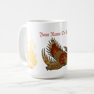 Taza De Café Alas De Fuego