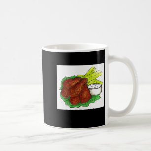 Taza De Café Alas de pollo Buffalo Ny Nueva York BBQ picante Ap