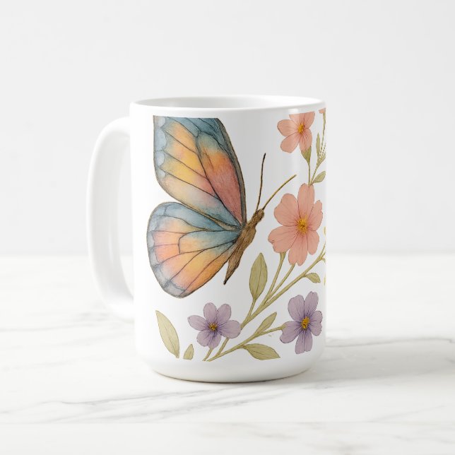 Taza De Café Alas de Primavera (Anverso izquierdo)